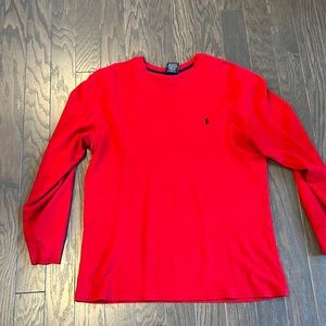 MENS polo thermal long sleeve